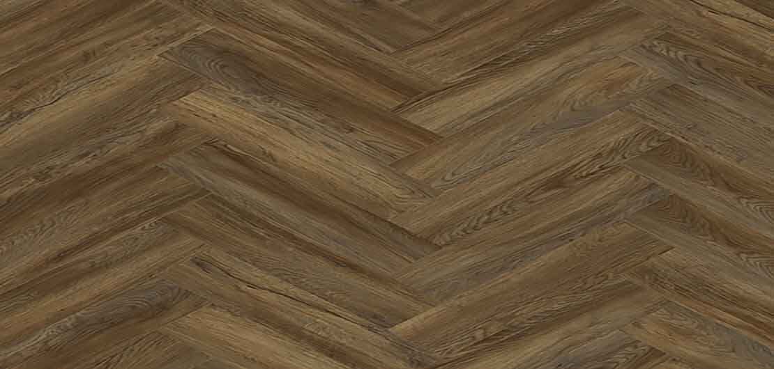 Aurora Truckee Oak Herringbone LVT / SPC Flooring