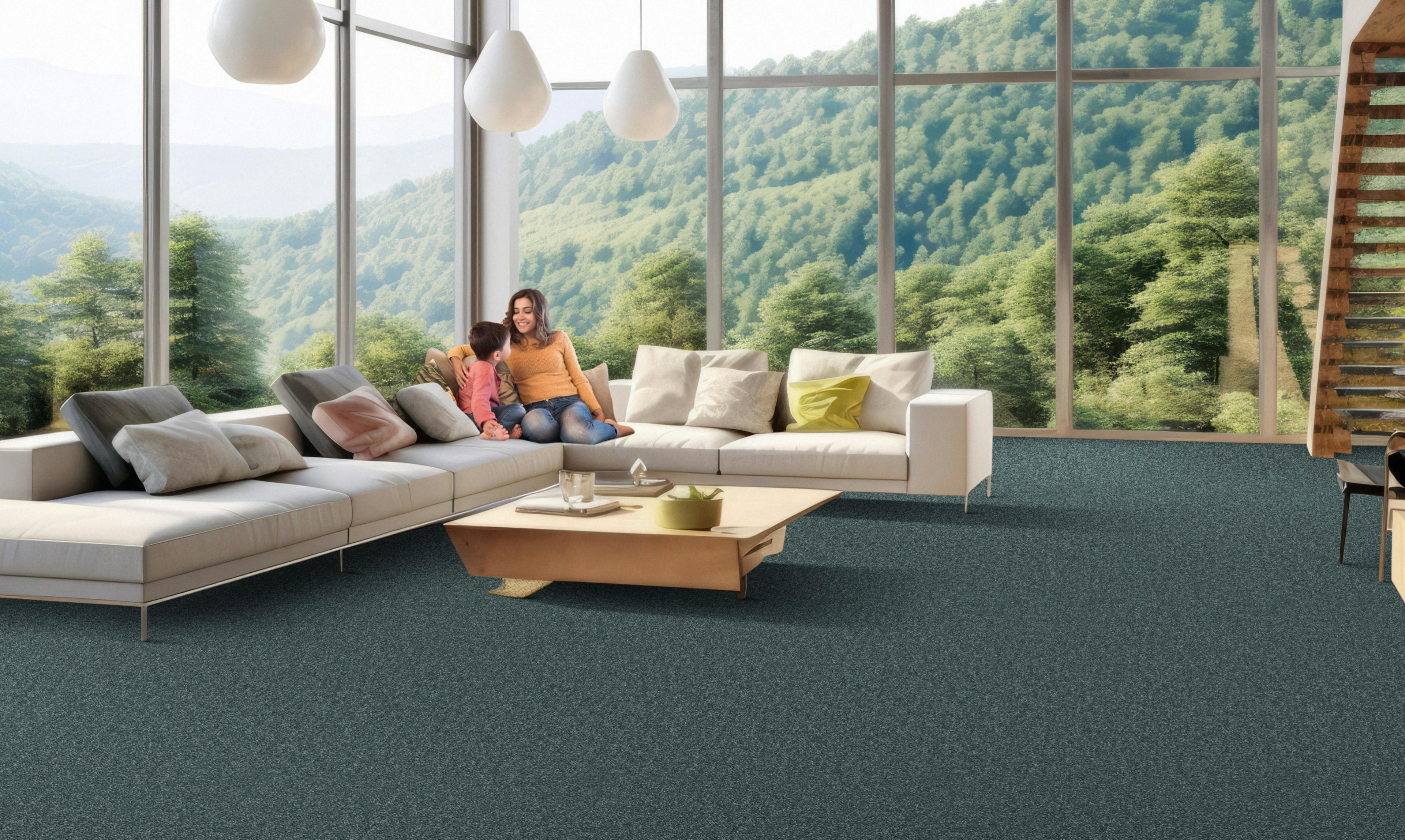 Be inspired - how flooring can change a room - Polyester twist carpet- 100% recycled yarn