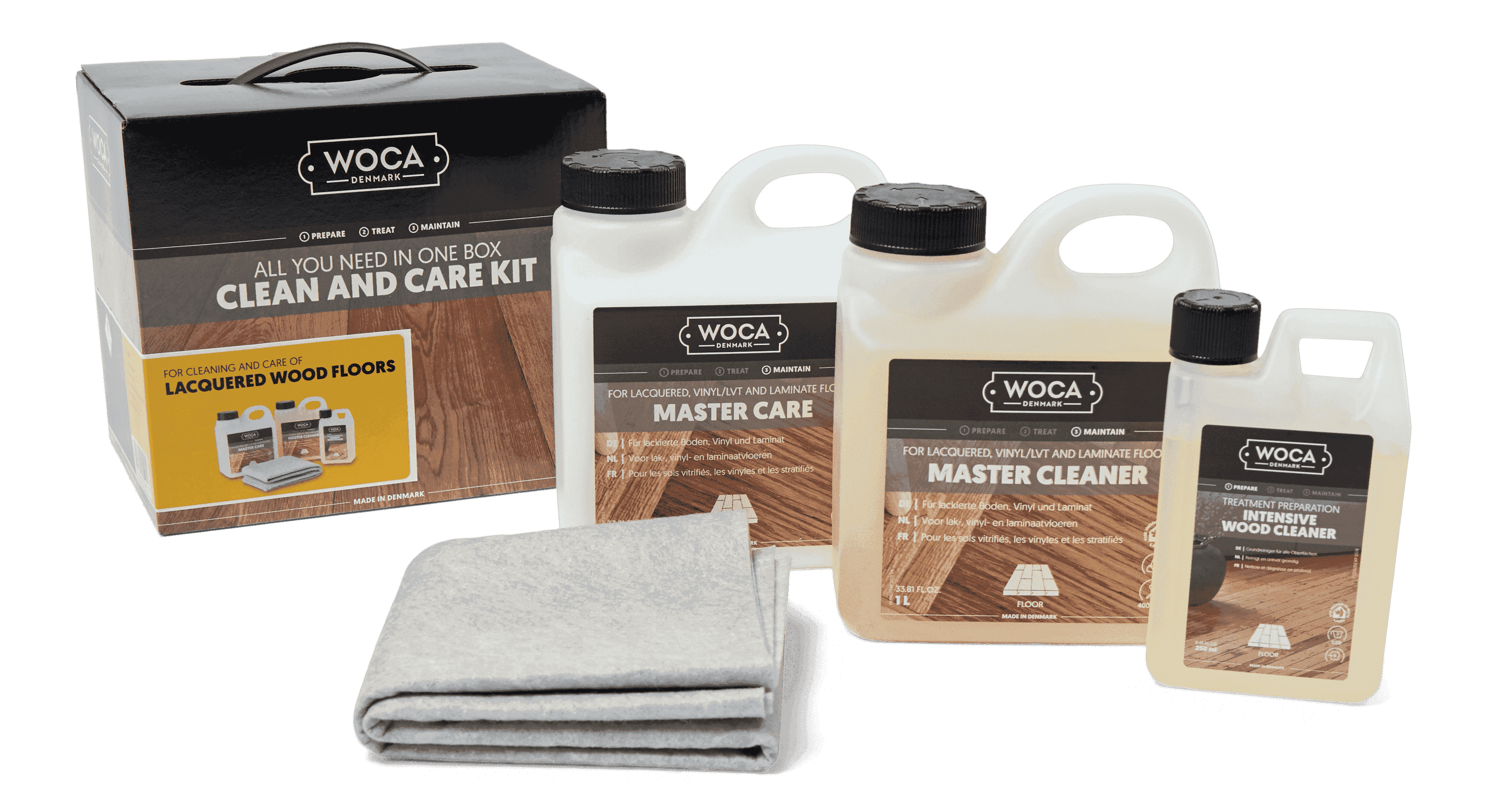 Hardwood WOCA care kit