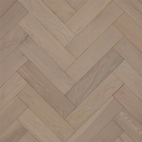 Herringbone Scandic White Wood Flooring